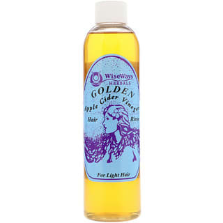 Wiseways Herbals, Golden, Apple Cider Vinegar Hair Rinse, For Light Hair, 8 oz (236 ml)