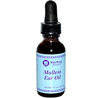 Wiseways Herbals, Mullein Ear Oil, 1 fl oz (30 ml)