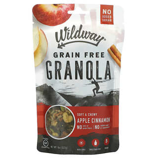 Wildway, جرانولا خالية من الحبوب، تفاح وقرفة، 8 أونصات (227 جم)