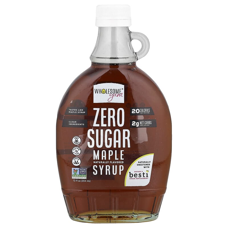 砂糖不使用メープルシロップ、354ml（12液量オンス）
