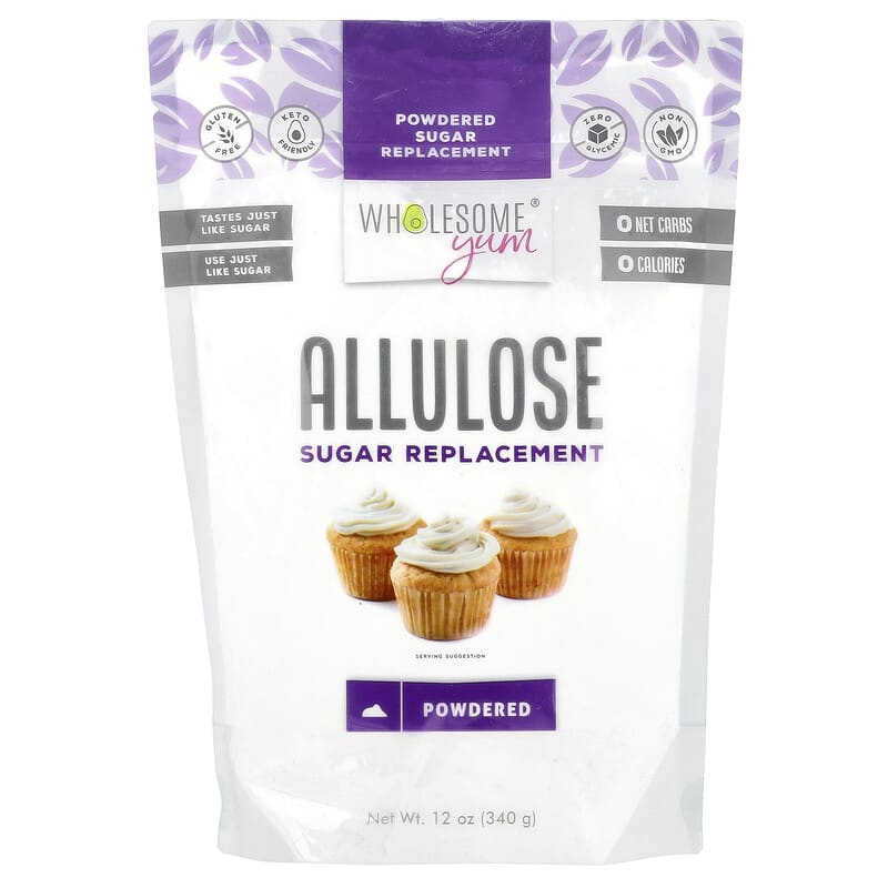 allulose semaglutide Sweetener 4 lbs - Pure Low Calorie Zero Net Carb Natural Keto Sugar Substitute With No Aftertaste - Perfect for Baking and Sweetening Your Favorite Foods Allulose Powdered Sugar Replacement, 12