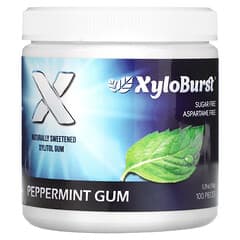 Xyloburst, Xylitol Gum, Peppermint, 100 Pieces, 5.29 oz (150 g)