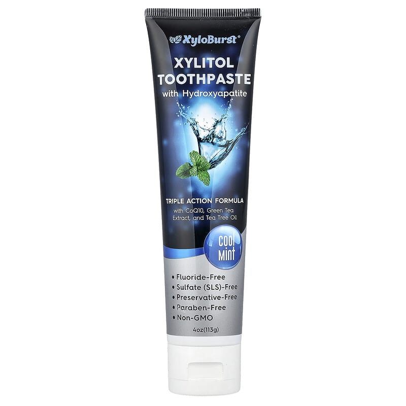 ヒドロキシアパタイト配合キシリトール歯磨き粉、クールミント