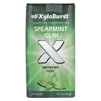 キシリトールガム、スペアミント、24個、36g（1.27オンス）