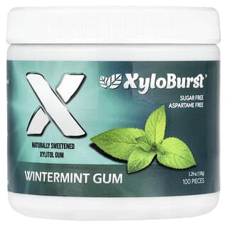 Xyloburst, ксилитоловая камедь, зимняя мята, 100 шт., 150 г (5,29 унции)