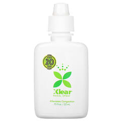 Xlear, Natural Saline Nasal Spray with Xylitol, Fast Relief, natürliches Meersalz-Nasenspray mit Xylit, schnelle Linderung, 22 ml (0,75 fl. oz.)