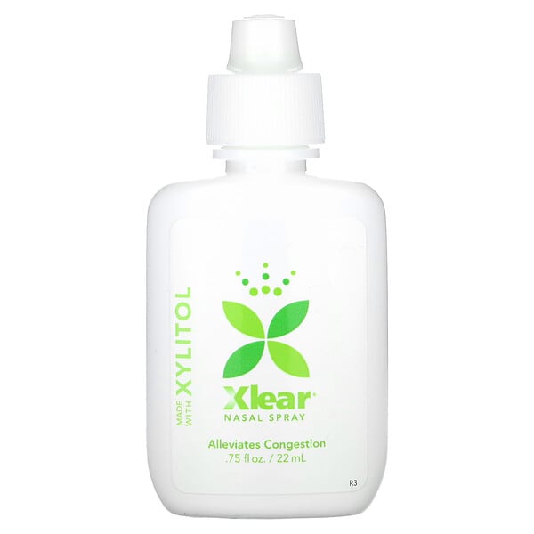 Xlear, Natural Saline Nasal Spray, 0.75 fl oz (22 ml)