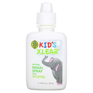 Kid's Xlear, Spray nasal con solución salina para niños, 22 ml (0,75 oz. líq.)