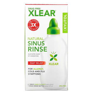 Xlear, キシリトール配合天然鼻洗浄剤、1キット
