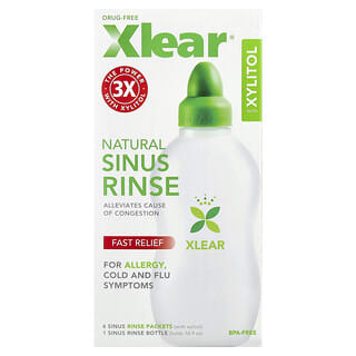 Xlear, Rinçage naturel des sinus avec du Xylitol, 1 kit