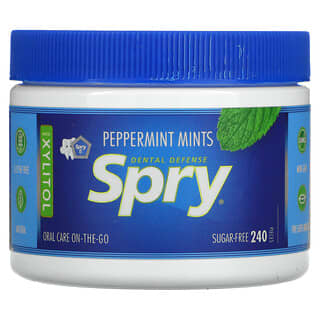 Xlear, Spry, Peppermint Mints, Sugar Free, 240 Count
