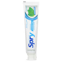 Xlear, Spry Toothpaste, Anti-Plaque Tartar Control, Fluoride Free, Peppermint, Zahnpasta, Zahnbelag- und Zahnsteinkontrolle, fluoridfrei, Pfefferminze, 141 g (5 oz.)