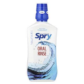 Xlear, Spry, Oral Rinse, Mundspülung, natürliche kühle Minze, 473 ml (16 fl. oz.)
