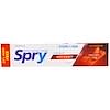 Spry, Toothpaste with Fluoride, Anti-Cavity, Cinnamon, 5 oz (141 g)
