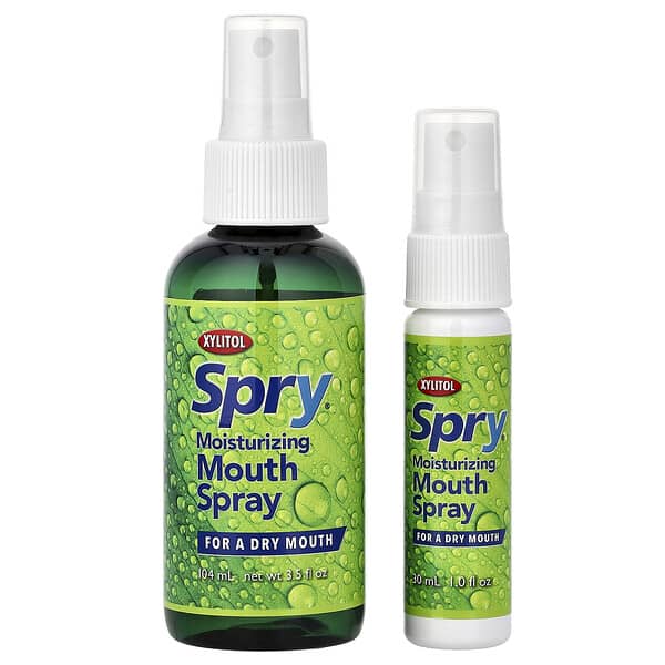 Xlear, Spry, 보습 구강 스프레이, 2팩, 134ml(4.5fl oz)