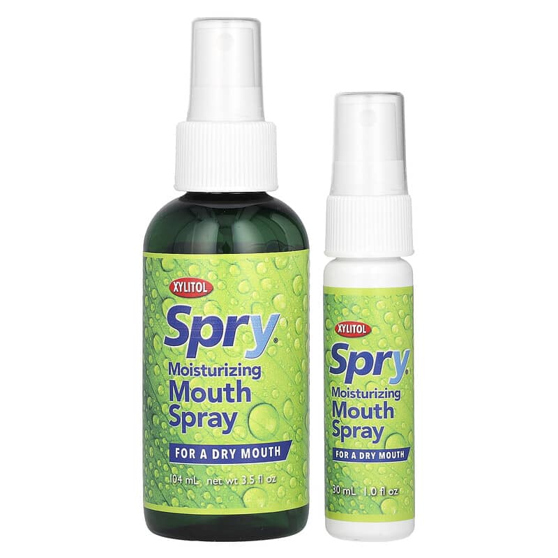 Spry（スプライ）、モイスチャライジング マウススプレー、2本セット