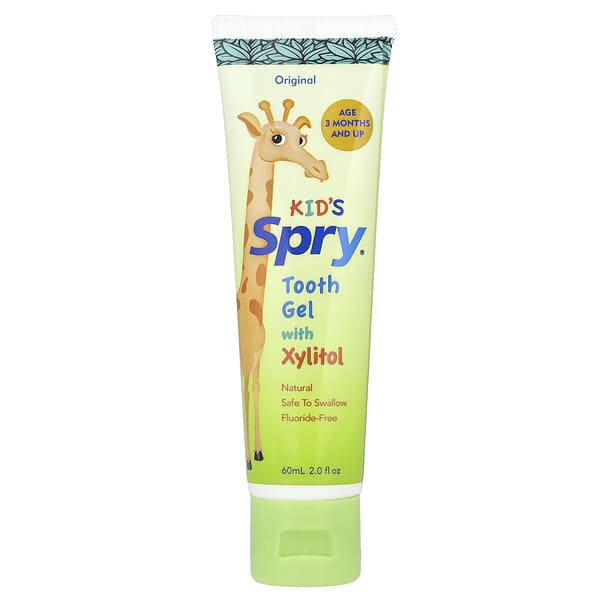 Xlear, 어린이용 Spry®, 자일리톨 치약, 3개월 이상, 오리지널, 60ml(2fl oz)