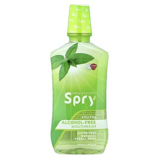 Xlear, Enjuague bucal Spry®, Mezcla curativa, Sin alcohol, Hierbas y hierbas naturales, 473 ml (16 oz. líq.)