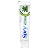 Xlear, Natural Spry®, Fluoride Free Toothpaste, Spearmint, 5 oz (141 g)