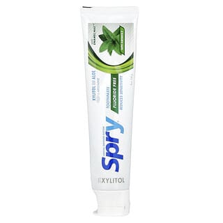 Xlear, Natural Spry®, Fluoride Free Toothpaste, Spearmint, 5 oz (141 g)