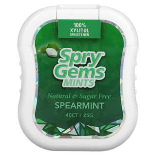 Xlear, Spry Gems, Mints, Spearmint, 40 Count, 25 g