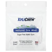 Xylichew, Natural Ice Mint, natürliches Minze-Eis, 50 Stück, 65 g