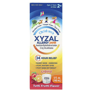 Xyzal, Children's Allergy 24 HR, Ages 2 Years & Older, Tutti Frutti, 5 fl oz (148 ml)