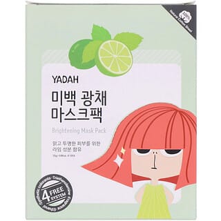 Yadah, Brightening Mask Pack, 12 Masks, 0.88 oz (25 g ) Each
