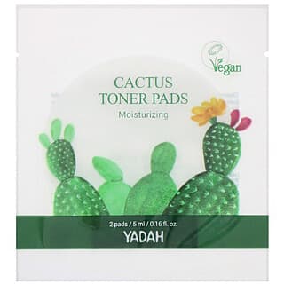 Yadah, Almohadillas tonificadoras con extracto de cactus, 20 almohadillas