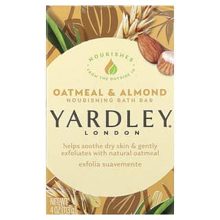 Yardley London, Voedende badzeep, havermout en amandel, 113 g