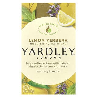 Yardley London, 保湿沐浴香皂，柠檬马鞭草，4.25 盎司（120 克）