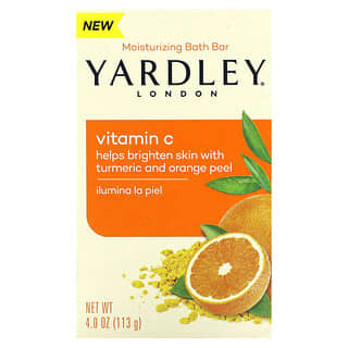 Yardley London, Barra de baño humectante, Vitamina C`` 113 g (4 oz)
