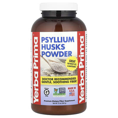 Yerba Prima, Psyllium Husk Powder, 12 oz (340 g)