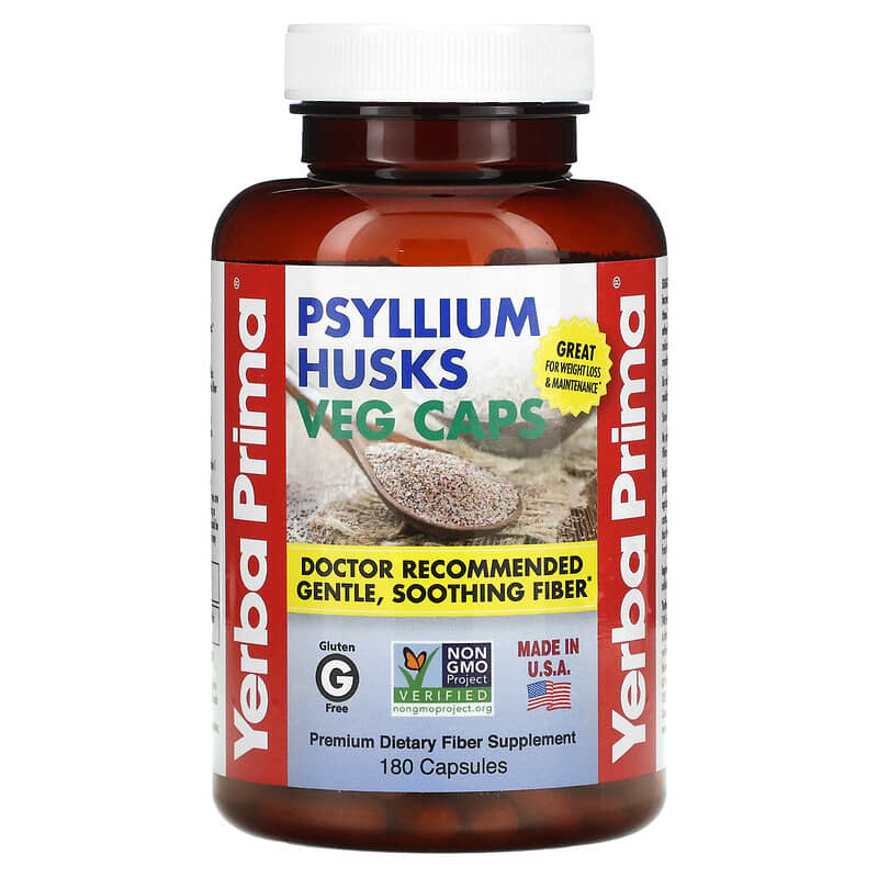 Psyllium Husks Veg Caps 180 Capsules