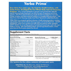 Yerba Prima, Внутрішнє очищення для чоловіків, програма з 3 частин, 3 флакони