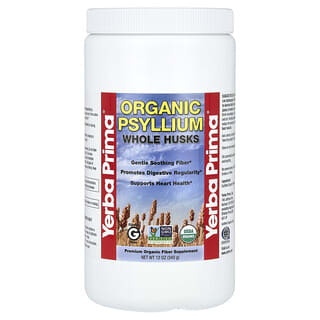 Yerba Prima, Bio-Psyllium, ganze Flohsamen, 12 oz (340 g)