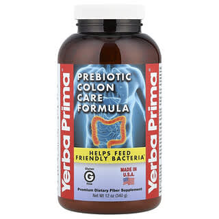 Yerba Prima, Fórmula prebiótica para el cuidado del colon, 340 g (12 oz)