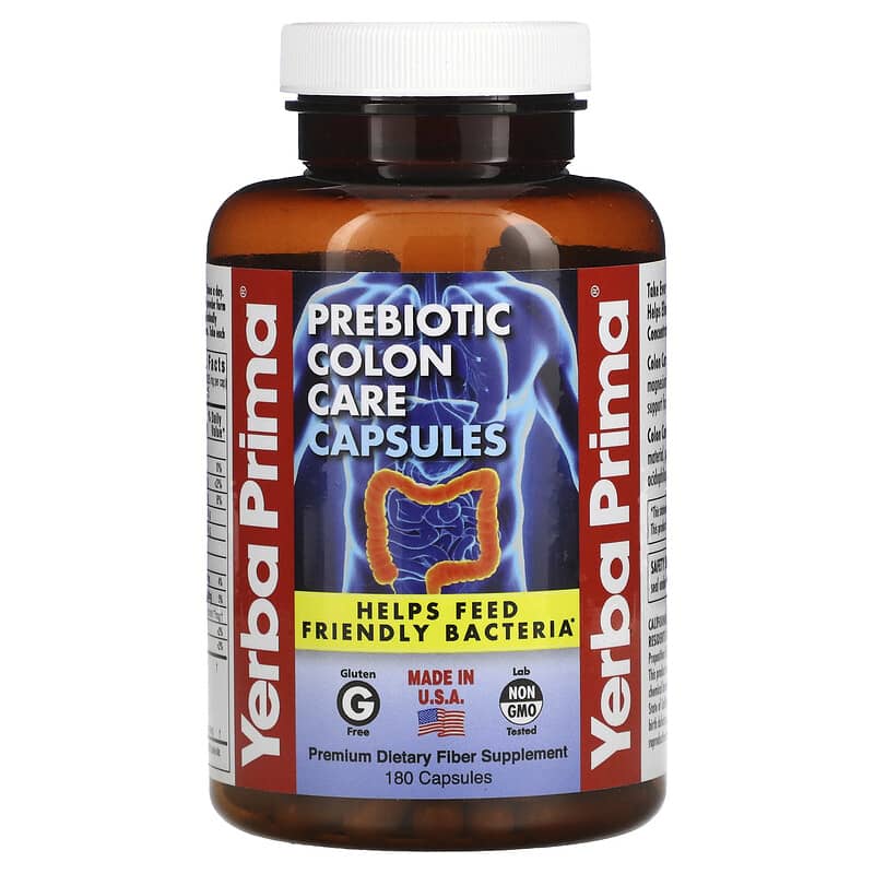 Prebiotic Colon Care, 180 Capsules