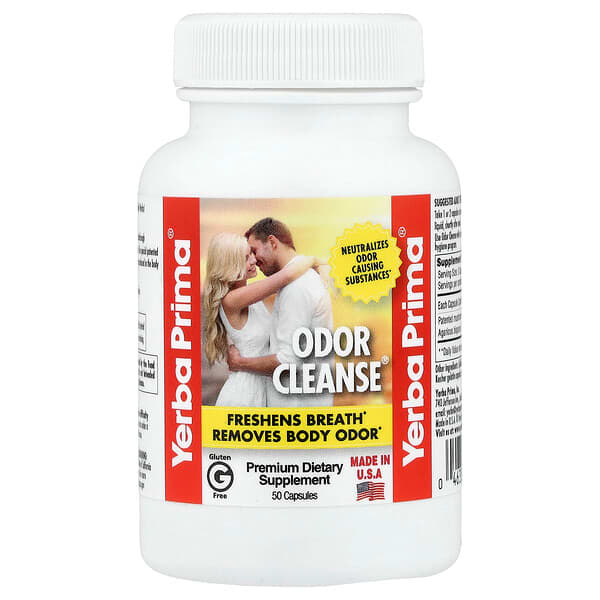 Yerba Prima, Odor Cleanse®, 50 Capsules (37.5 mg per Capsule)