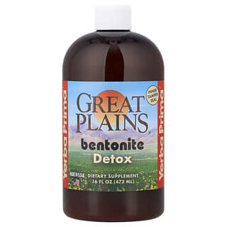 Yerba Prima, Great Plains®, Bentonit, Detoks, 473 ml (16 ons cairan)