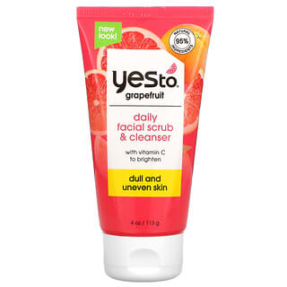 Yes To, Daily Facial Scrub & Cleanser, Grapefruit, 113 g (4 oz.)