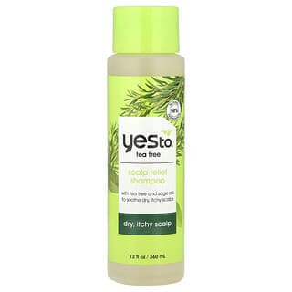 Yes To, Shampooing apaisant pour le cuir chevelu, Tea tree, 360 ml