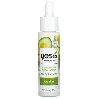 Yes To, Hyaluronsäure-Serum, Avocado, ohne Duftstoffe, 28 ml (0,95 fl. oz.)
