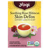 Yogi Tea, Skin DeTox, Rose et hibiscus apaisants, 16 sachets de thé, 32 g