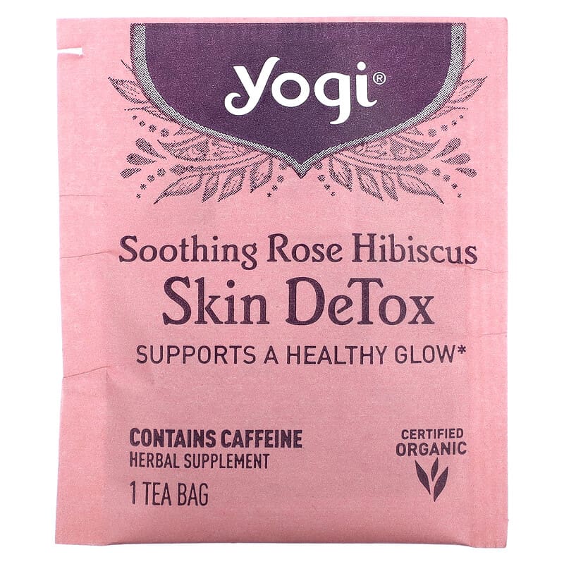 Skin DeTox, Soothing Rose Hibiscus, 16 Tea Bags, 1.12 oz (32 g)