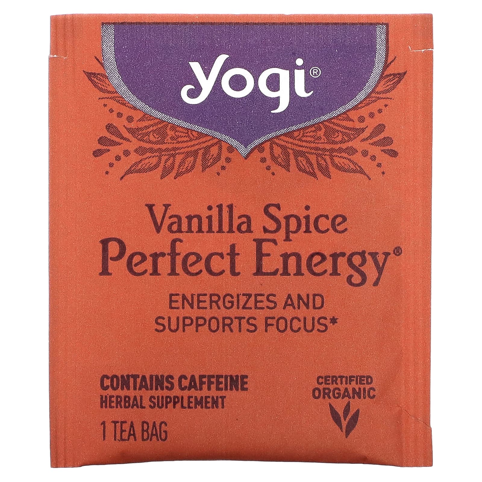 Yogi Tea, Perfect Energy, Vanilla Spice, 16 Tea Bags, 1.12 Oz (32 G)