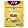 Yogi Tea, DeTox, Roasted Dandelion Spice, Caffeine Free, 16 Tea Bags, 0.85 oz (24 g)