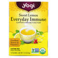 Yogi Tea, Sweet Lemon Everyday Immune, Caffeine Free, 16 Tea Bags, 1.12 ...