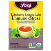 Elderberry Lemon Balm, Immune + Stress, Caffeine Free, 16 Tea Bags, 1.12 oz (32 g)