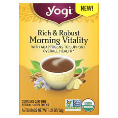 Yogi Tea, Rich & Robust Morning Vitality, 16 Teebeutel, 36 g (1,27 oz.)